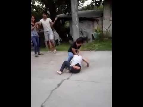 Real fights asian girl