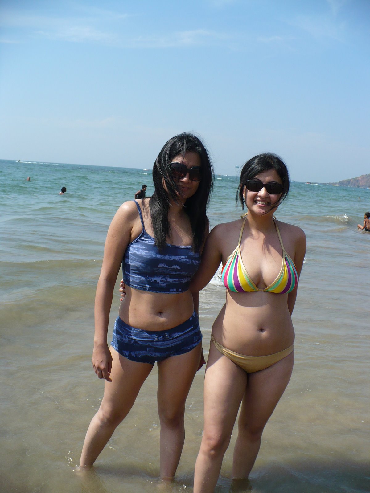 Desi girls at beach