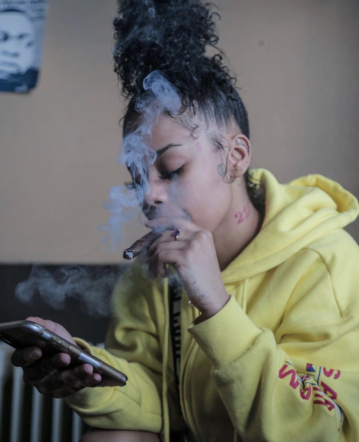 Black girls smoking instagram