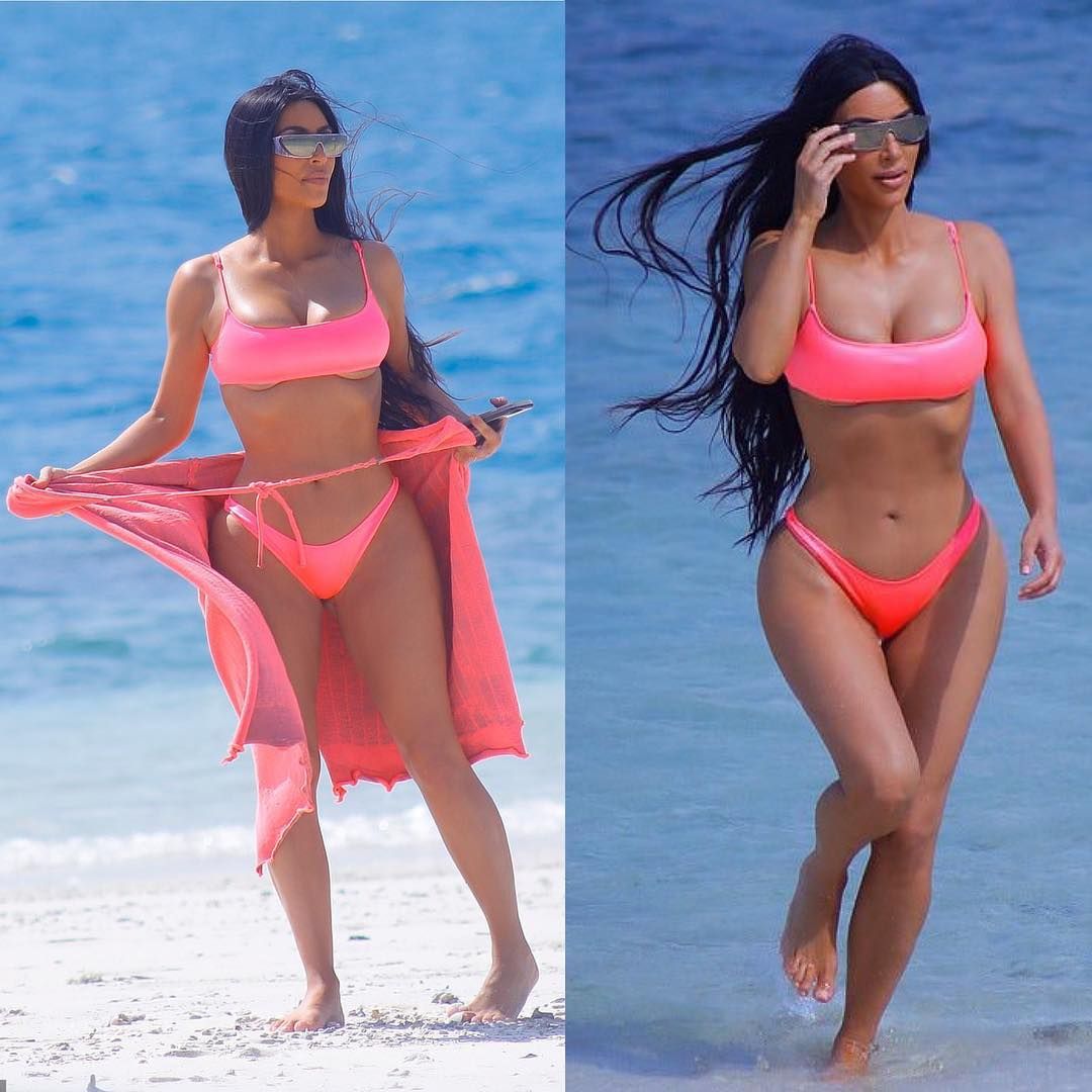 Kim kardashian selfie bathing suit