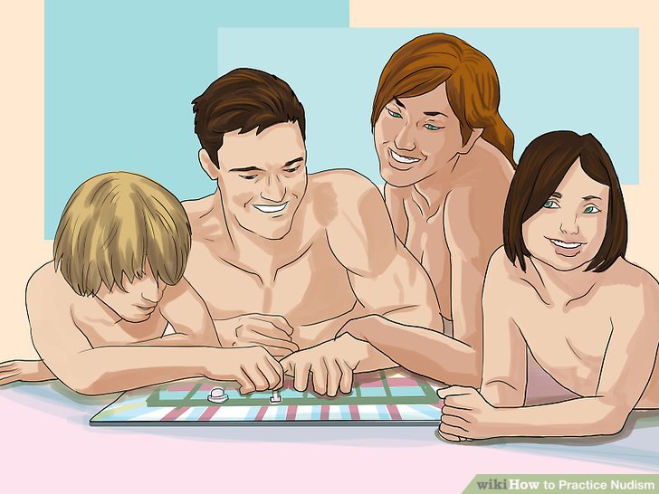 Pure family nudists pools