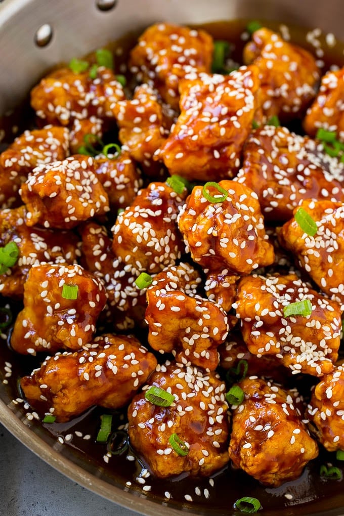 Asian toasted sesame chicken