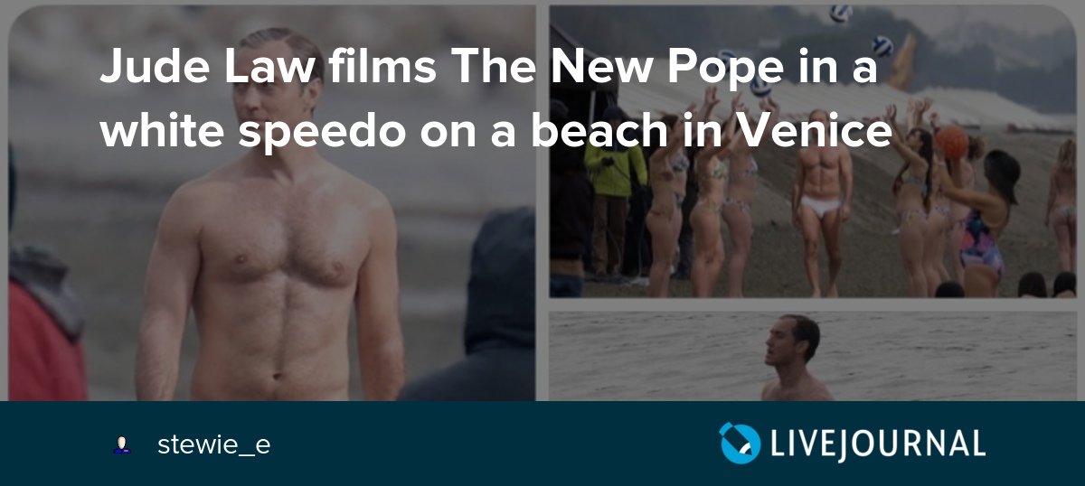 Jude law nude beach