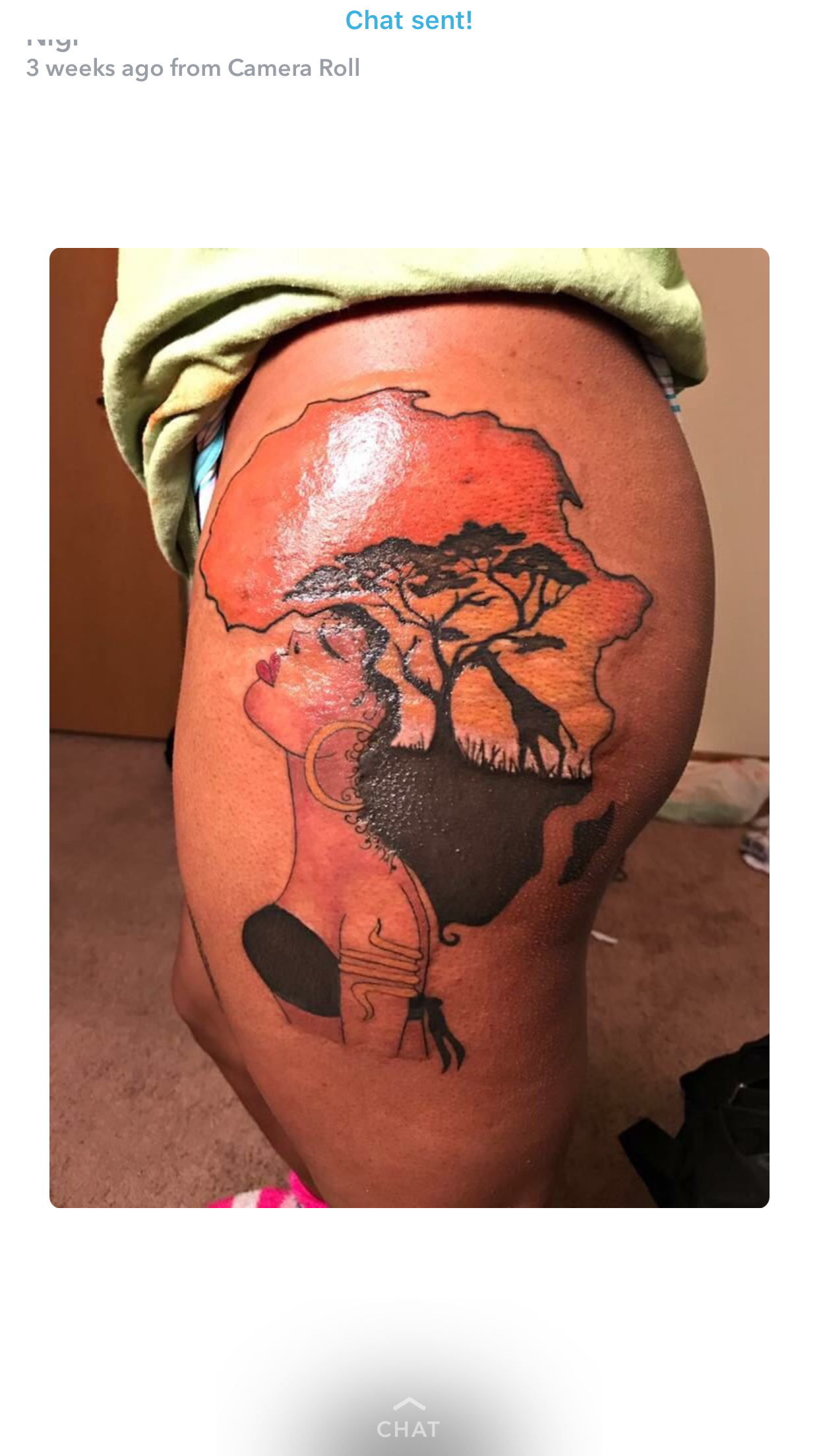 Black girl booty tattoos
