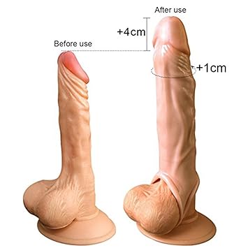 Big cock before after