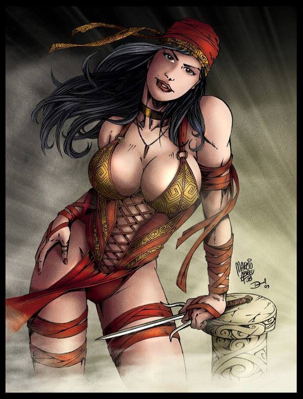 Elektra marvel comics nude