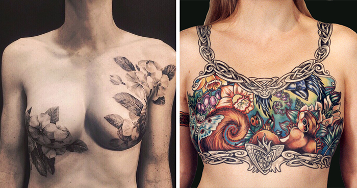 Pictures of tattoos on breast