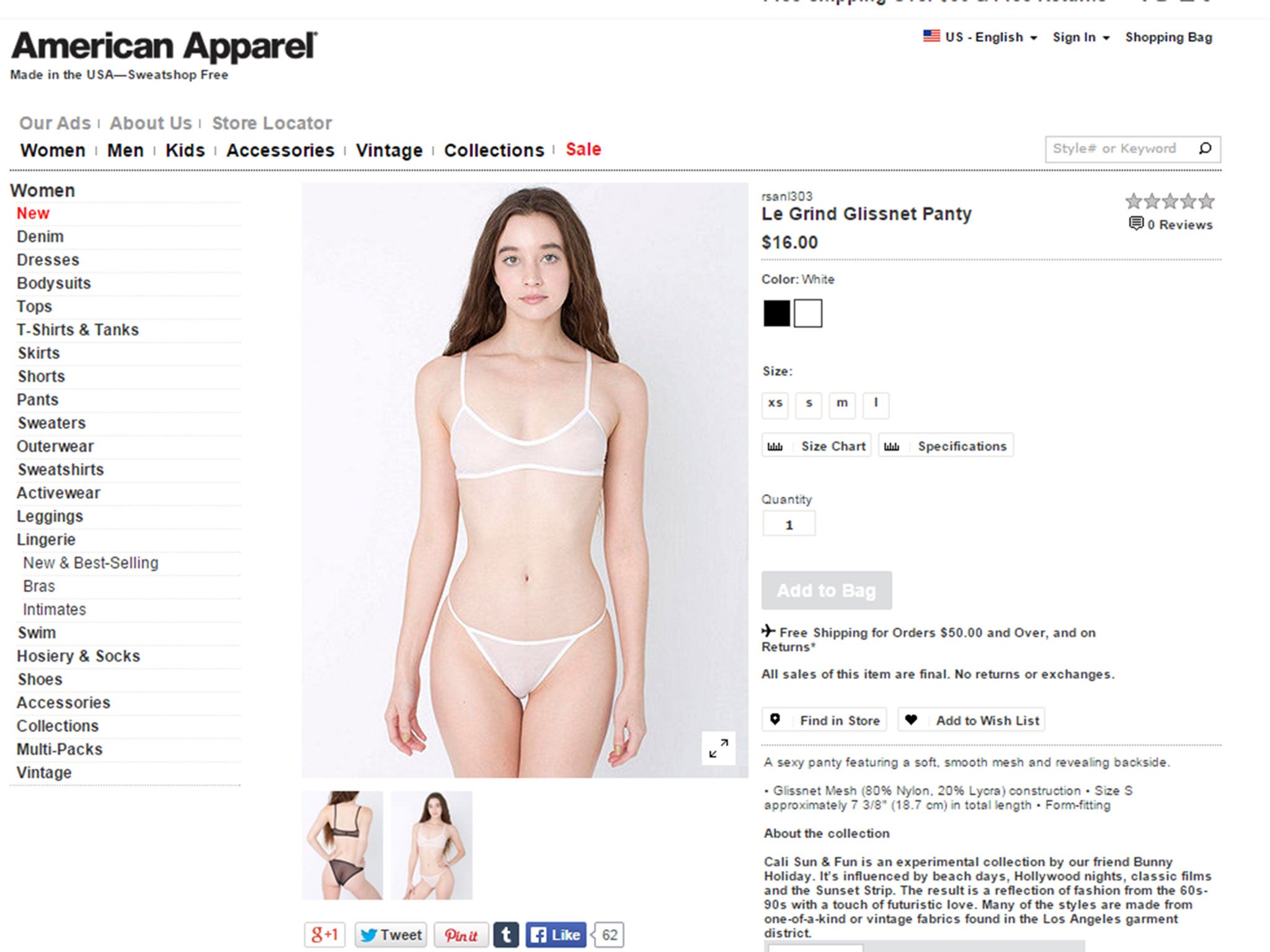 Inappropriate american apparel ads