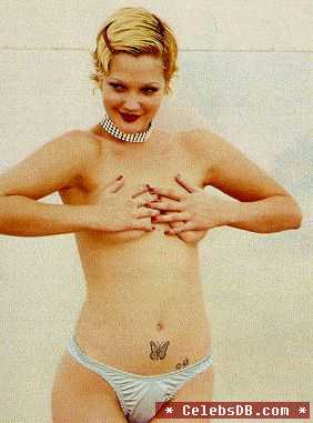 Dru and drew barrymore nude