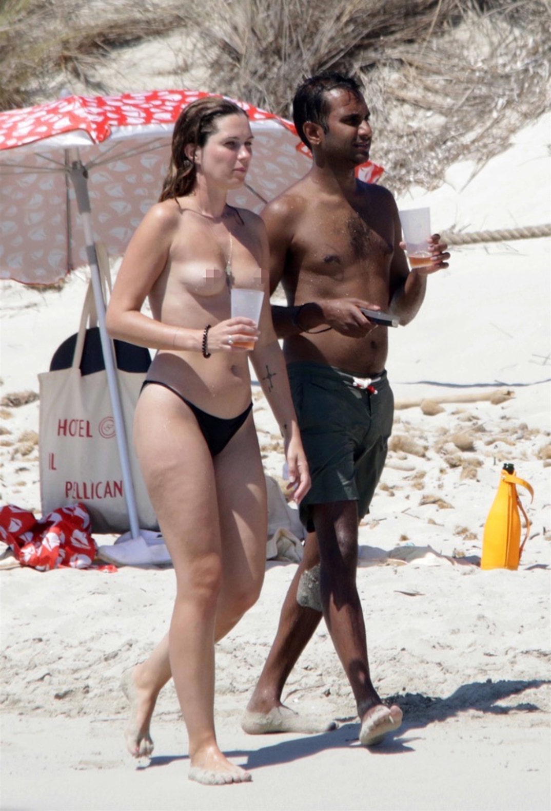 European topless beach girls