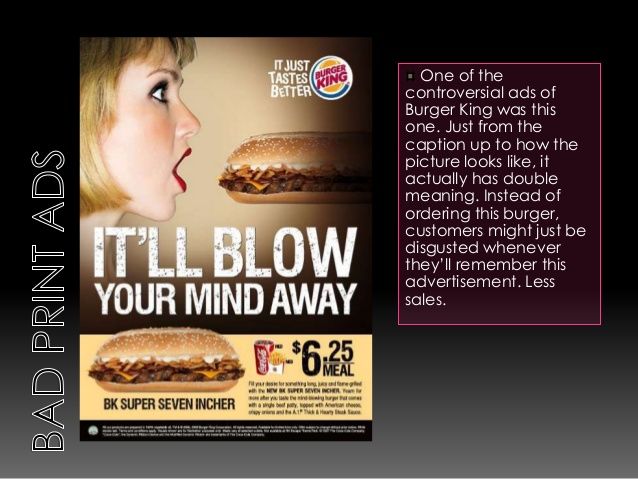 Burger king controversial ad