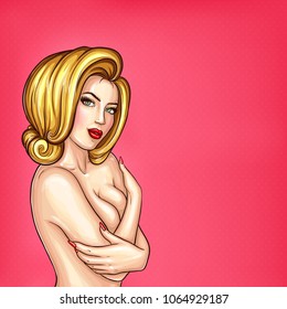 Sexy naked girl cartoon