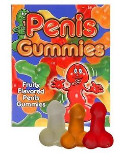 Gummy worm in penis